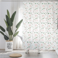 peva printed flower heavy duty shower curtain